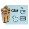 Bath Time Rubber Duck Ducky Soap Clean Rubber Stamp Set for Stamping Crafting Planners